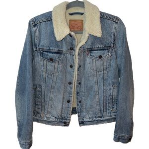 Levis Sherpa Lined Trucker Jacket - M